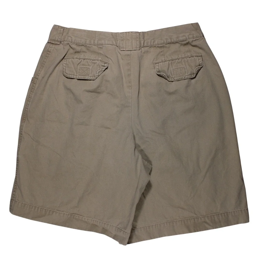 Eddie Bauer Shorts Womens 12 Beige Pockets Darrington Utility Hiking - 30.25x8.5 - Picture 2 of 10